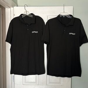 Lululemon Athletica Black Polo Shirt Classic Design